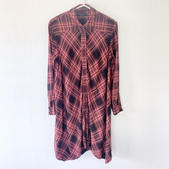 All Saints Tala Check Dress - Picture 5 of 13